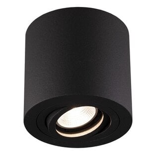 Fantasia Olala surface-mounted spot round grey aluminum GU10 90mm