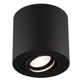 Surface-mounted spot white, gray or black round GU10 90mm