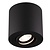Spot en saillie blanc, gris ou noir rond GU10 90mm