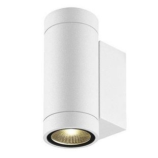 Outdoor wall light fixture LED up down white, black 2x3W