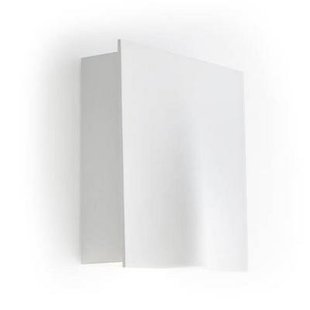 Outdoor wall light fixture LED white square 158mm H 26W