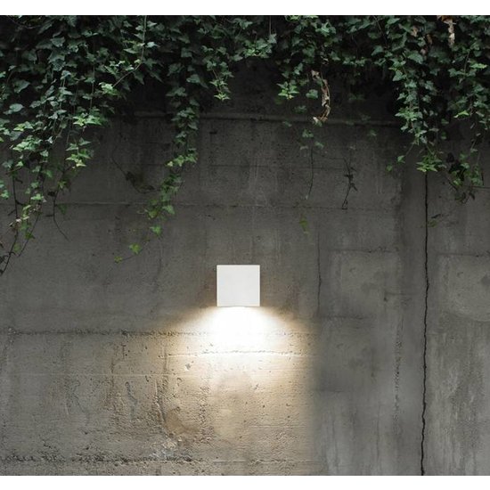 Applique murale exterieure LED blanche 158mm haut 26W