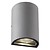 Wandlamp buiten LED half rond 160mm hoog 2x4W