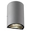 Outdoor wall light fixture LED up down 160mm high 2x4W