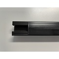 Built-in finishing profile 1m long for monaphase rail white or black