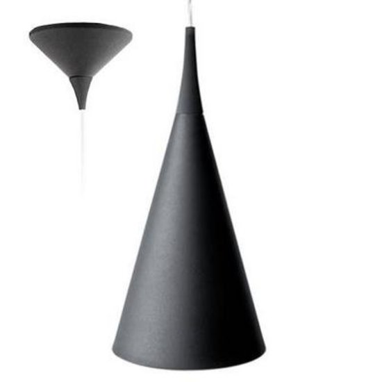 Luminaire suspendu design chrome, blanc, noir 430mm H