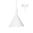 Pendant light design LED conic white 305mm high 24W