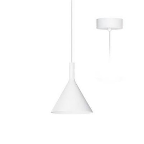 Pendelleuchte LED konisch weiß 305mm hoch 15W