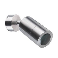 Aplique de exterior orientable gris 126mm alto GU10