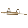Bilderbeleuchtung LED bronze oder grau 8W 480mm ohne Schalter an der Leuchte