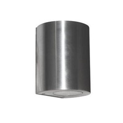 Aplique LED exterior cilindro gris 100mm alto 4W