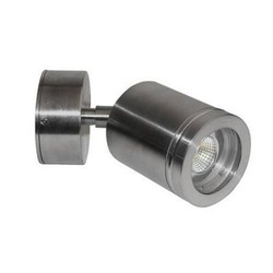 Wall light LED outdoor orientable cylinder grey 77mm high 4W