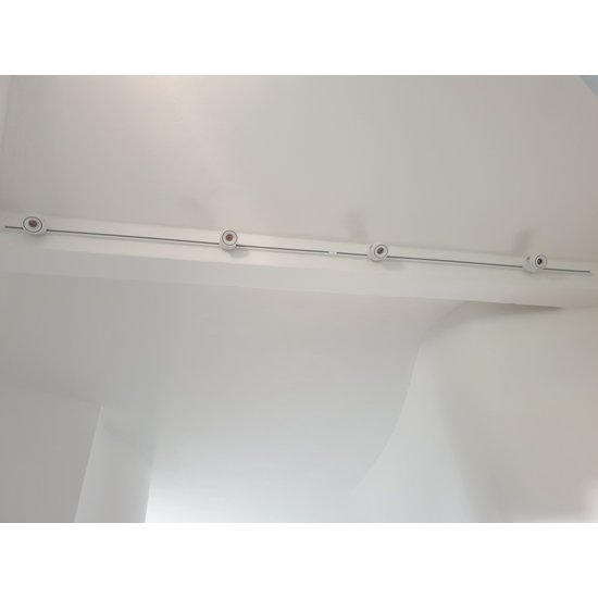 Riel de luz LED diseño blanco o negro 9W