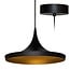 Hanglamp design LED conisch zwart goud 350mm diameter 24W