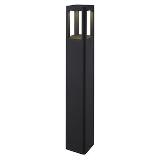 Black square garden pole 65 cm high and 8.5 cm wide 7watt LED