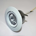 Spot empotrable LED 6W orientable gris, blanco 38°/60° driverless
