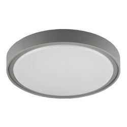 Plafón redondo para baño o exterior IP65 blanco, gris o negro