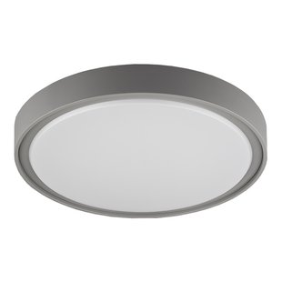 Plafonnier rond pour salle de bain ou extérieur IP65 blanc, gris ou noir