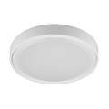 Plafonnier rond pour salle de bain ou extérieur IP65 blanc, gris ou noir