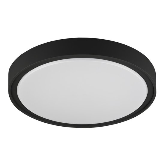 Plafón redondo para baño o exterior IP65 blanco, gris o negro