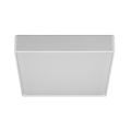 Fantasia square ceiling lamp IP65, grey, 220 mm, integrated LED 11.5W, 3000K warm white, ceiling or wall mount