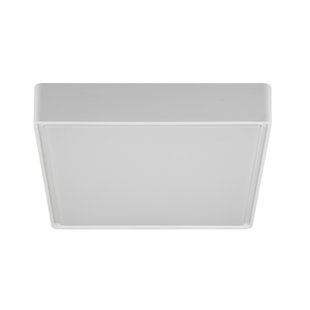 Fantasia plafón cuadrado IP65 gris, 220 mm, exterior/baño