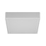 Fantasia square ceiling lamp IP65, grey, 220 mm, integrated LED 11.5W, 3000K warm white, ceiling or wall mount