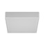Square ceiling lamp for bathroom or outdoor IP65 white, gray or black