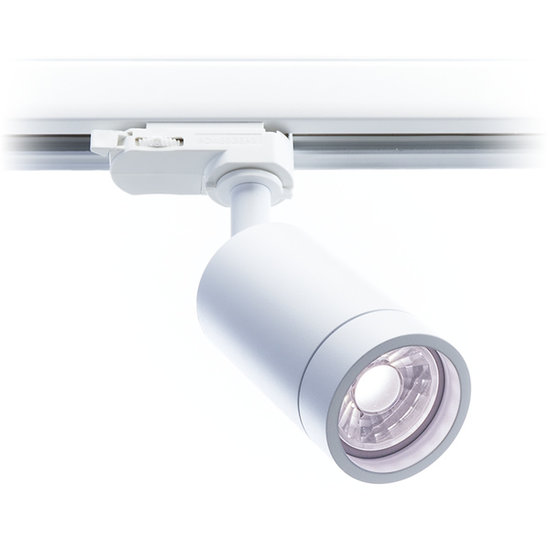 Adjustable rail spotlight white or black for replaceable GU10 spotlight
