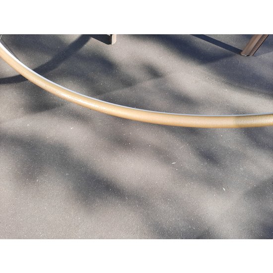 Circle lamp gold (or other RAL color) 64 W LED 120 cm