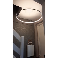 Fantasia ANNU LED-Ringpendelleuchte ø120 cm 3000K dimmbar weiß