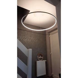 Lampe cercle or (ou autre couleur RAL) 64 W LED 120 cm