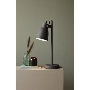 Schwarze Schreibtischlampe im skandinavischen Design