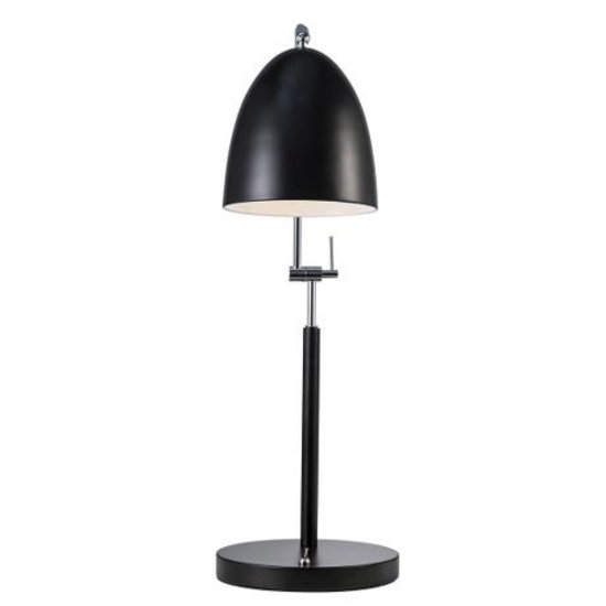Buigbare design bureaulamp in zwart metaal met E27 fitting, dimbaar met geschikte lamp, kabel 150 cm