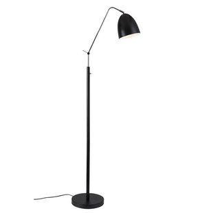 Black bendable design floor lamp