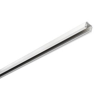 Rail for track lighting white or silver 2m