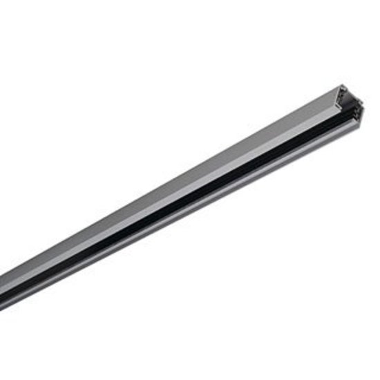 Rail for track lighting white or silver 2m