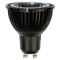 Fantasia Fantasia foco LED 5W GU10, regulable, 2700K blanco cálido, 400 lúmenes, IRC>80, carcasa de aluminio negro, 220-240V