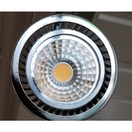 LED spot 5W dimbaar GU10 2700 Kelvin zwart