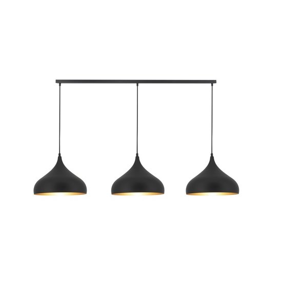 Loser Aufputzsockel für Pendelleuchte mit 3 Löchern, weiß, 90 cm