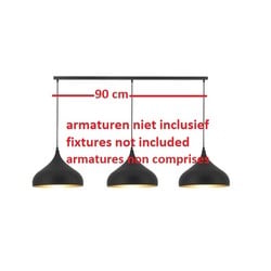 Canopy opbouwbasis voor pendels, 3 boorgaten, wit, 90 cm