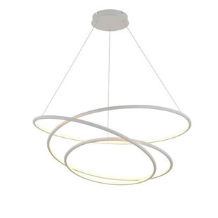 Hanging lamp fine spiral white dimmable 105W