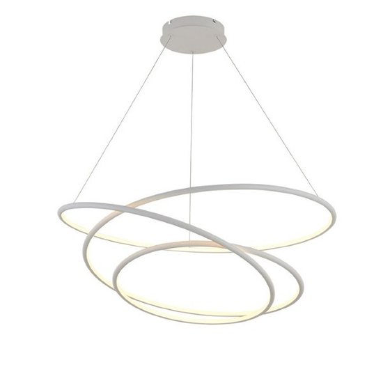 Hanglamp fijne spiraal wit dimbaar 105W