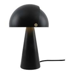 Lámpara de mesa contemporánea elegante negro/latón 25W