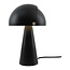 Table lamp, black metal with brass accents, E27 fitting max 25W, height 33.5 cm, shade diameter 22 cm, IP20