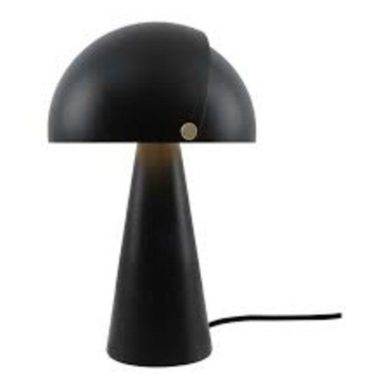 Tafellamp grijs-messing, metalen voet met textielkabel, E27-fitting max. 25W, lichtbron niet inbegrepen, IP20
