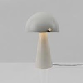 Tischlampe in Grau und Messing, Metallfuß mit Textilkabel, E27-Fassung max. 25W, Leuchtmittel nicht inbegriffen, IP20