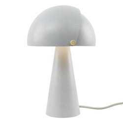Tafellamp grijs-messing metaal E27 max. 25W, Scandinavisch
