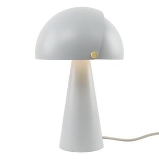 Lámpara de mesa contemporánea elegante gris/latón 25W