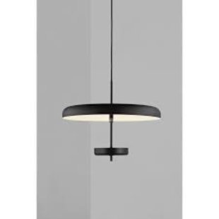 Hanging lamp in a slim and elegant design black G9